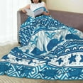 thumbnail image 6 of Sikiie Sea Underwater Animals Ultra-Soft Micro flannel Blanket Luxury All Seasons Warm Blanket for Bedding Sofa and Travel (4 sizes)-60"x50", 6 of 7
