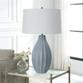 thumbnail image 7 of Maklaine Farmhouse Steel and Ceramic Table Lamp in Blue Finish, 7 of 7