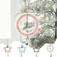 thumbnail image 1 of Xihbxyly Colgante para Árbol de Navidad, Diseño de Estrella de Peluche, con Cuentas y Plumas, Material Suave y Acogedor, Decoración Navideña Versátil, Fácil de Colgar, Ideal para Habitación y Árbol,, 1 of 6