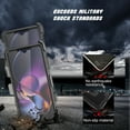 thumbnail image 4 of Njjex Phone Cases for Motorola Moto G Play 2024 | 4G Only | XT2413, [Buit-in Temerped Glass Screen Protector] Combo Holster Belt Clip [Heavy Duty] [Kickstand] Full-Body Rugged Holster Case（Black), 4 of 8