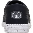 thumbnail image 5 of HEYDUDE Men Wally Cru Stretch Canvas , Black/White, 11, 5 of 5