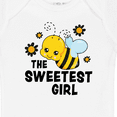 thumbnail image 4 of Inktastic The Sweetest Girl with Bee and Honey Combs Boys or Girls Baby Bodysuit, 4 of 5