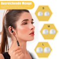 thumbnail image 2 of sweethay Tapa de silicona para auriculares de 36 piezas, reemplazo desmontable transparente portátil, auricular inalámbrico con cable Relojes inteligentes, 2 of 6