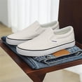 thumbnail image 2 of Xiaoxatg Men's Casual Shoes Unisex Low Top Espadrilles for Breathable Comfortable Sneakers 9.5 White, 2 of 4