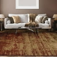 thumbnail image 6 of Superior Afton Acid Wash Modern Indoor Area Rug, Auburn, 8' x 10', 6 of 6