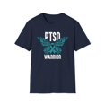 thumbnail image 2 of Teal Ribbon, Gildan Unisex Softstyle T-Shirt, PTSD Graphic Tee, S-3XL, 2 of 5