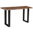 thumbnail image 2 of Coast To Coast Imports Brownstone II Wood Top Nut Brown Console Table, 2 of 8