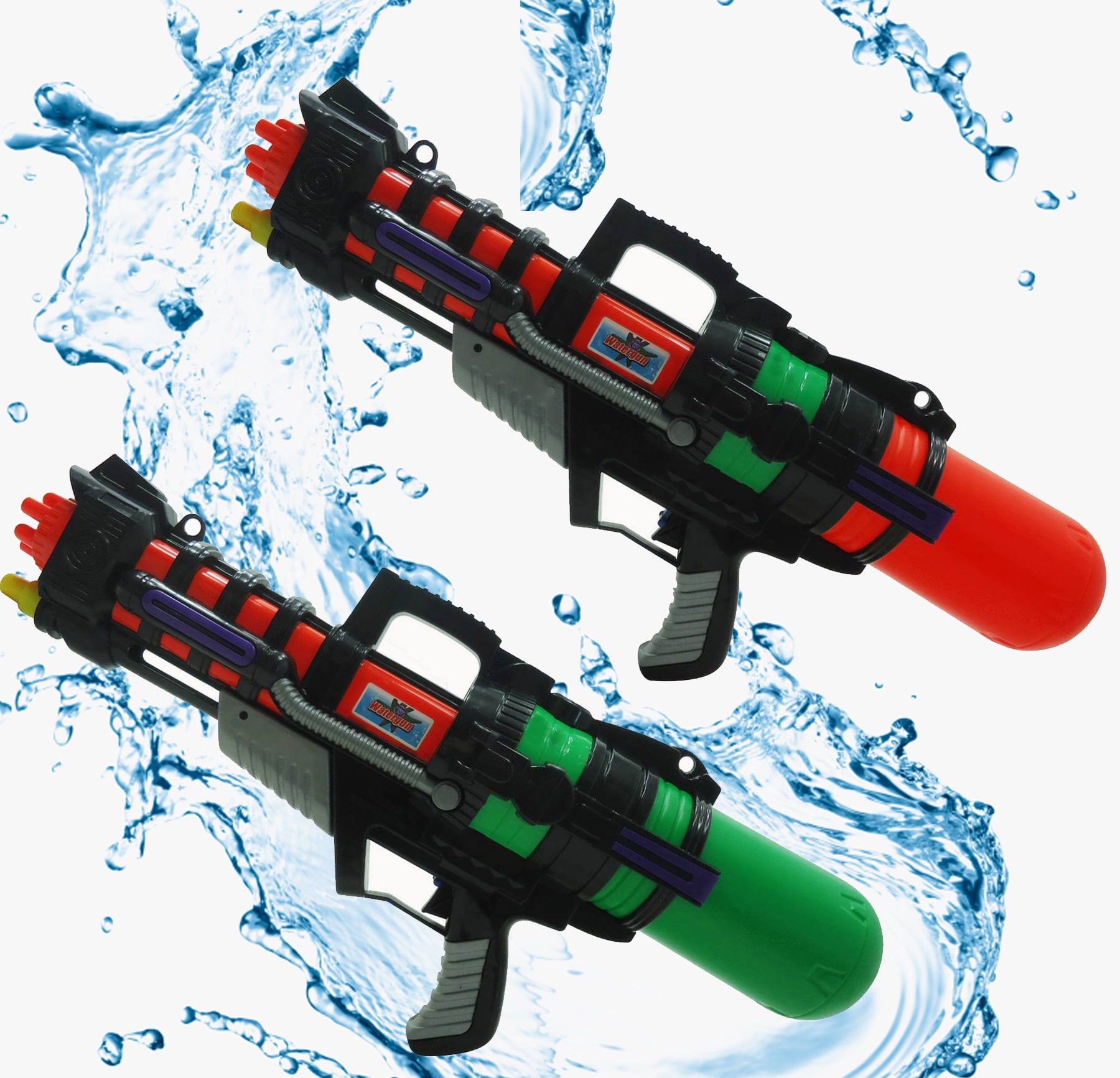Ultra Water Blaster High Capacity Pump Action Water Gun Toy For Beach, Swimming Pool, Water Games (Red)