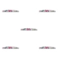 thumbnail image 1 of Guardoinrt 100/100 Fichiers de Grains Planche Tampon Manucure Colorée 4 1pcs 5Ensemble, 1 of 6