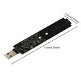 thumbnail image 3 of USB a NVME PCI-E SSD Lector PCIe basado en l disco duro 3.1 Gen 2 M.2 Adaptador del convertidor 10Gbps Max 2TB Soporte UASP Trim para 2230 2242 2260 2280, 3 of 9