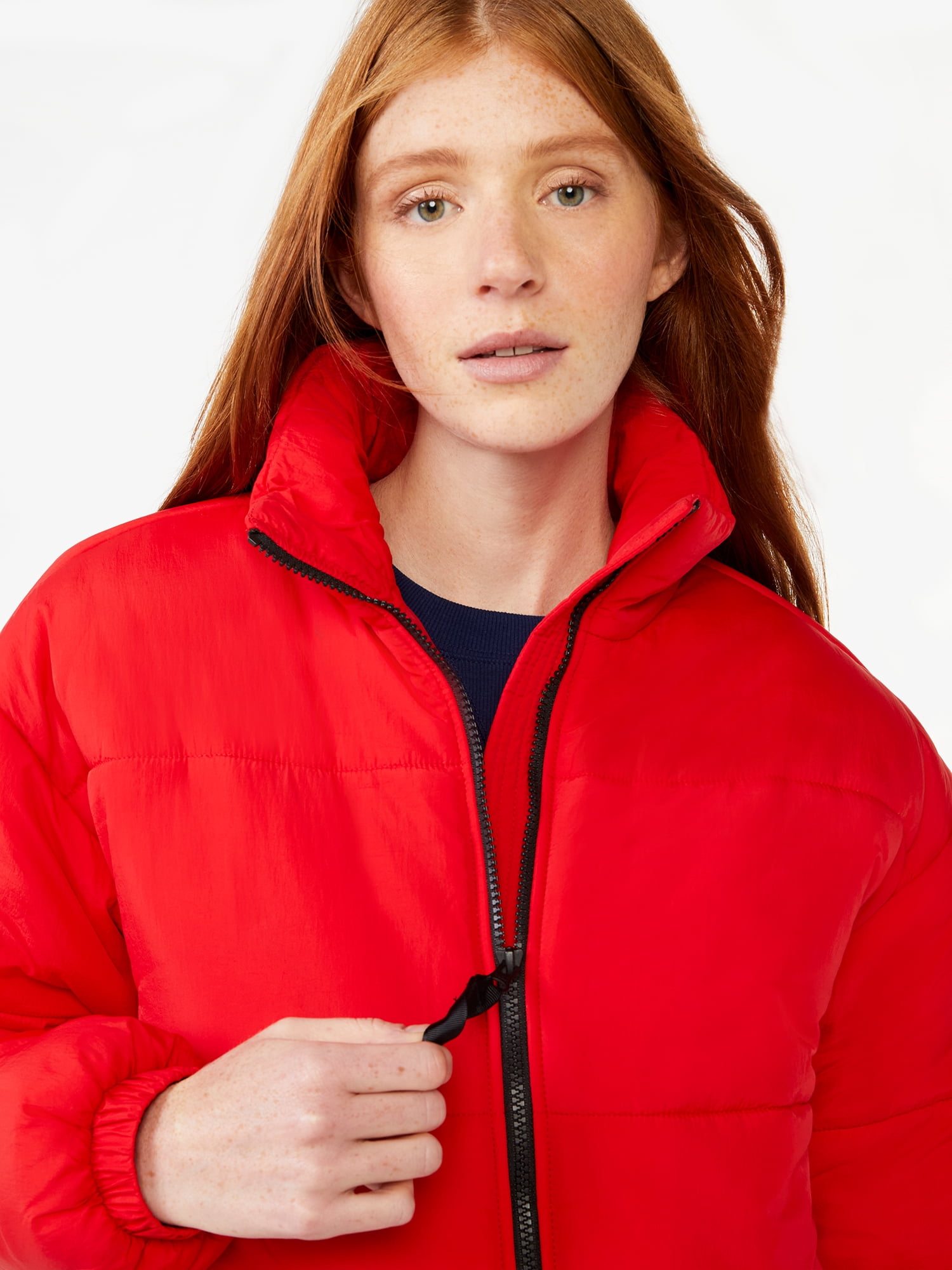 Free Assembly Women's Oversized Puffer Jacket