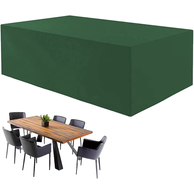 Outdoor Table Cover Square Waterproof 63" L x 63" W x 31" H, Patio Furniture Covers for Winter, Garden Furniture Covers Rectangular, Windproof Sun Protection Breathable