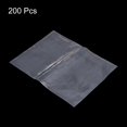 thumbnail image 3 of Unique Bargains 200 Pcs Clear Flat Open Plastic Poly Bags 6x8 Inch 1.6 Mil Packaging Bags for Proving Bread, Dough, 3 of 5
