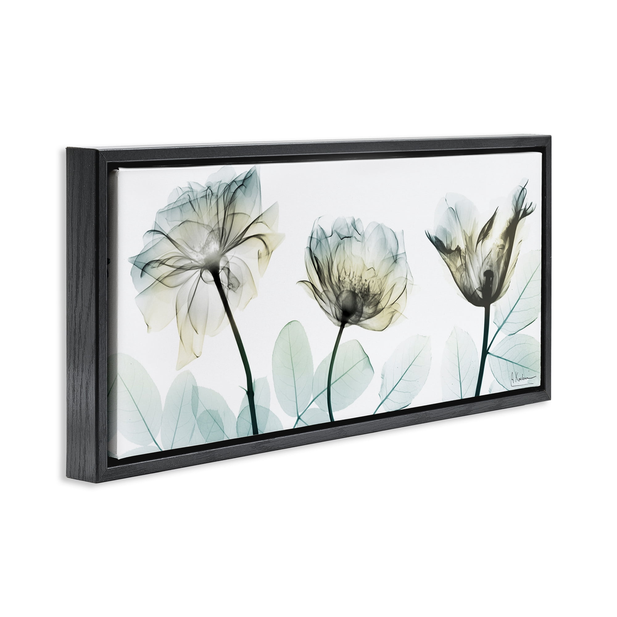 Stupell Industries Jewels Of Passion Black Framed Floater Canvas Wall Art, design by Albert Koetsier