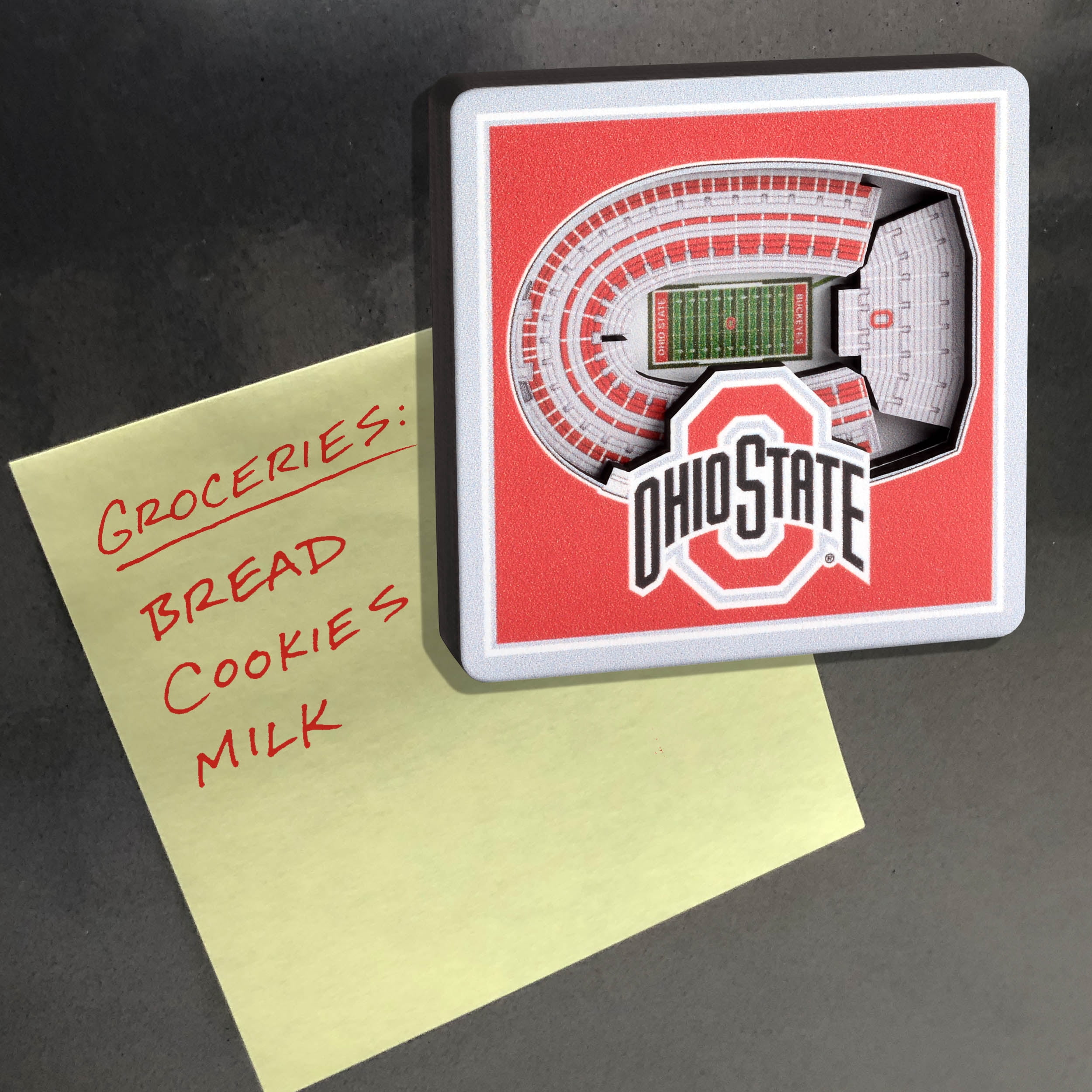 YouTheFan NCAA Ohio State Buckeyes 3D StadiumView Magnet