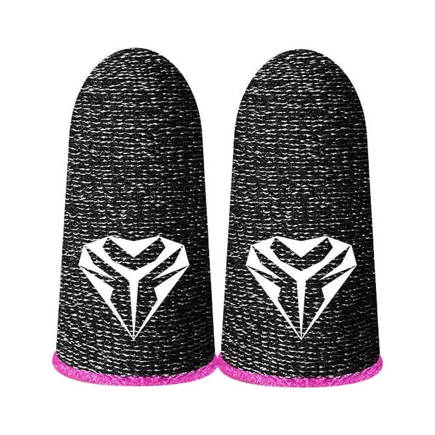 1 par de fundas para dedos para juegos para PUBG, guantes s antideslizantes a prueba de sudor para la yema del dedo, guantes para pulgar para juegos móviles