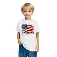 thumbnail image 6 of CFLVAEK 4th of July T Shirts for Kids 3D American Flag Graphic Tees Casual Crewneck Short Sleeve Cotton Tshirts Indenpendence Day Tops 5 T, 6 of 6
