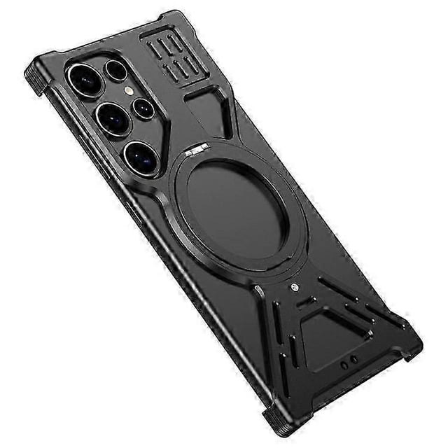 Funda protectora para Samsung Galaxy S25 Ultra, compatible con soporte MagSafe, cubierta trasera para teléfono con disipación de calor.