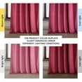 thumbnail image 3 of Half Price Drapes Dark Pink Heritage Plush Velvet Room Darkening Curtains (1 Panel), 50W X 96L, 3 of 12