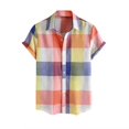 thumbnail image 1 of COM1950s Shorts pour Hommes, Shorts Courts pour Hommes, Mode Décontractée pour Hommes Impression Bouton Manches Courtes Col Rabattu Blouse, Shorts Décontractés pour Hommes, Manches Courtes Blouse, Shorts Courts pour Hommes, 1 of 6