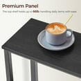 thumbnail image 6 of Narrow Console Table with Shelves - Modern Entryway & Living Room Decor, 6 of 8