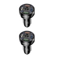 thumbnail image 3 of Sidaley de coche 4 puertos Vehículo Camión Conducción portátil Teléfono móvil 4 en 1 Adaptador de pantalla de luz de apagado automático Negro 2Conjunto, 3 of 6