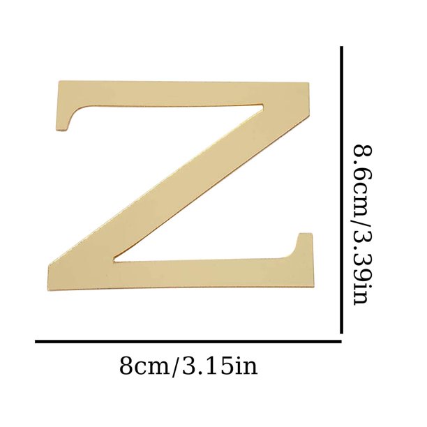 Liquidación dongrere 26 letras DIY 3D acrílico alfabeto espejo pegatinas de pared letras autoadhesivas decoración de pared para el hogar letrero de letras calcomanía artística para decoración del