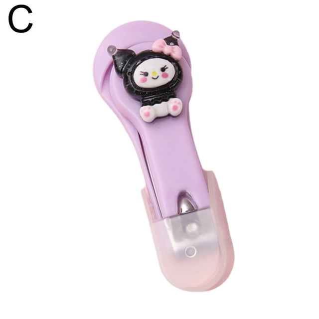 Cute Cartoon Nail Clipper Set - Ergonomic Design, Stainless Steel, Multi-Use, Perfect for All Ages