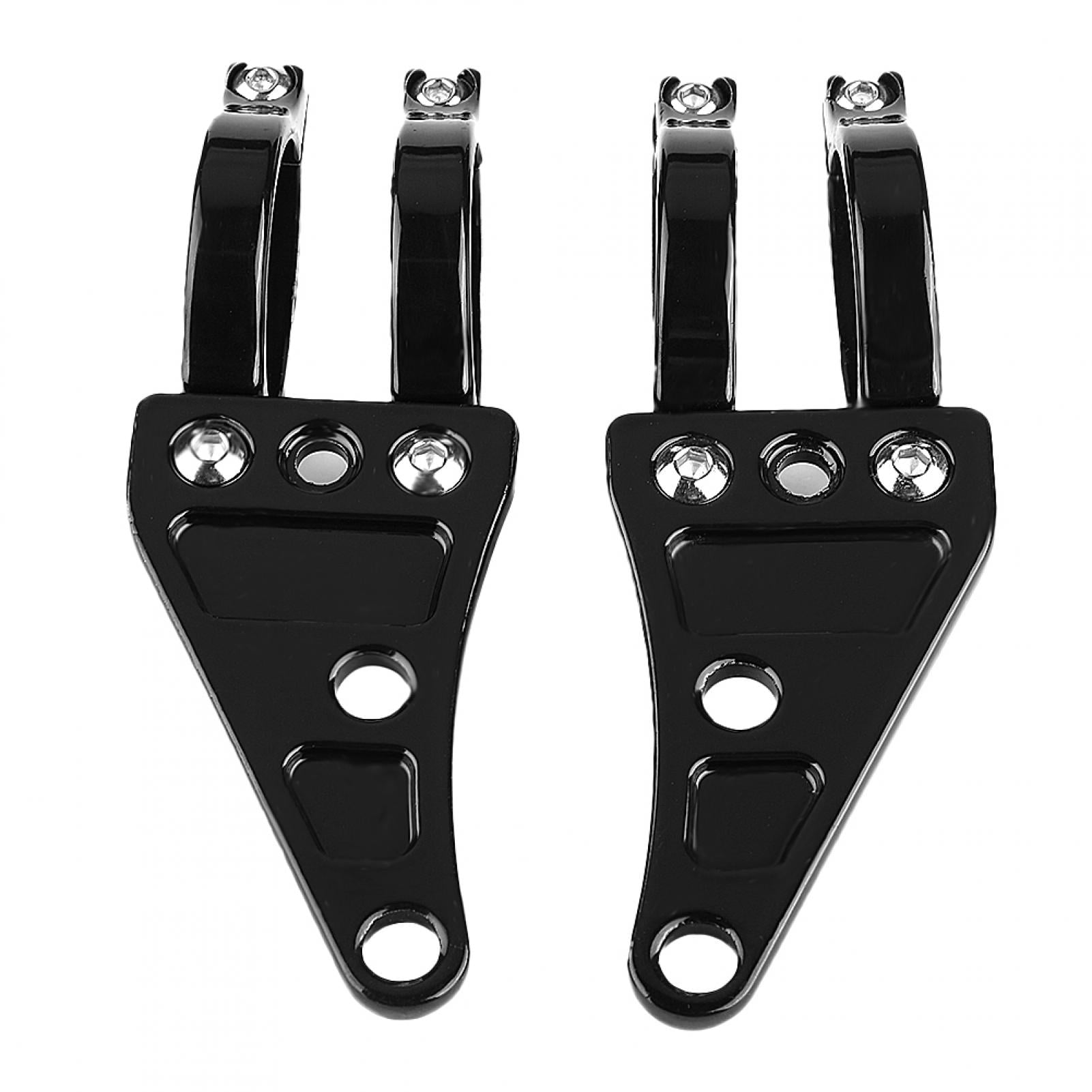 Motorcycle Headlight Mount-2pcs 35-43mm Headlight Mount Bracket Clamps Head Lamp Holder Fork for Motorcycle