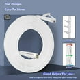 thumbnail image 4 of Ethernet Cable 50 ft, BARDESTU Cat 6 Flat Internet Network LAN RJ45 Gigabit Patch Cords High Speed Long Slim with Cable Clips and Strips for PS4, Xbox one, Switch Boxes, Modem, Router, 4 of 8