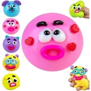 New Smushers Squishy - Curiosities Smushers Dog Face Swap Squishy, Soft Slow Rising Stress Relief for Stress & Anxiety Relief, Cute Dog Face Sensory Fidget for for Adults Anxiety Relief
