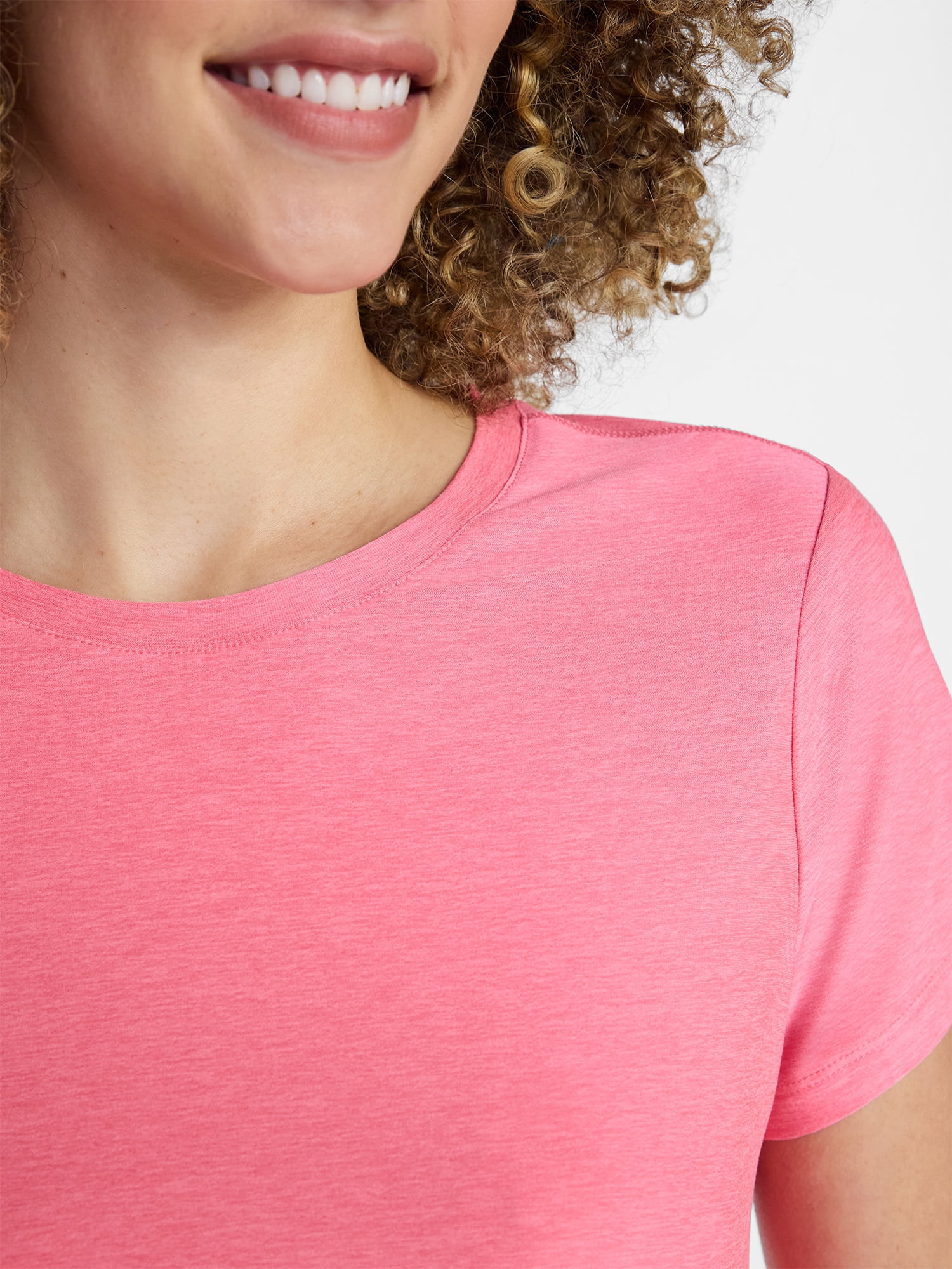 Athletic Works Women's and Women's Plus Performance ButterCore Tee, Sizes XS-4X