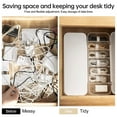 thumbnail image 7 of Cable Organizer Storage Box with 7 Wire Ties,Desktop Cable Management Box with Lid,Power Cord Organizer with 7 Compartments for Office,Home,Desk Accessories Storage Stationery Supplies White, 7 of 7