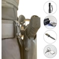 thumbnail image 3 of 4 Uds. De cinturón de cuero PU y cinturón de doble presión, guardas de trabajo con bucle, aptos para cinturón de trabajo táctico de seguridad, 3 of 5
