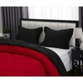 thumbnail image 5 of DNG Creations 5 Piece Reversible Diamond Pattern Comforter Solid - 100% Egyptian Cotton, 800 TC ( Twin/ Twin XL - Size ) All-Season 550 GSM ( Red/Black Colour ), 5 of 7