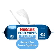 Huggies Extra Large Unscented Wipes, 1 Flip-Top Pack, 42 Count