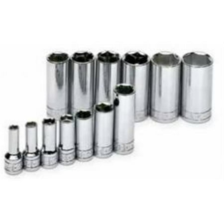 Sk Tools 13 Piece - SK Hand Tools SK13S Set Socket 0.38 in. Dr Std 6Pt Mt 13 Piece