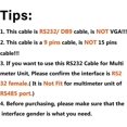 thumbnail image 3 of [2-Pack] USB to RS232 Adapter with PL2303 Chip 6.6 FT, USB 2.0 to RS232 Female DB9 Serial Converter Cable for Cashier Register, Modem, Scanner, Digita, 3 of 4