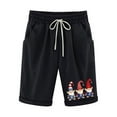 thumbnail image 1 of COM1950s Pantalons Décontractés pour Femmes, Shorts avec Poches pour Femmes, Taille Élastique Imprimée pour Femmes avec Poches Décontractées Demi-Shorts, Shorts Décontractés pour Femmes, Shorts Décontractés pour Femmes, 1 of 3