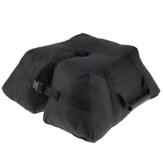 Base de Parasol de Patio Sac de Poids Base de Parasol Détachable Sacs de Sable Polyester Résistant aux Déchirures Mât de Drapeau Sac de Sable Fixe avec Poignées Support de Parasol Base pour Extérieur