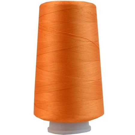 Heavy Duty Sewing Thread - Threadart Heavy Duty Cotton Thread 2500 M - 40/3 - Color 107 - Apricot - 17 Colors Available - 2 cone packs