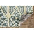 thumbnail image 5 of Capri Henley Rug Bone Blue 43 x 73 Easy Care Polypropylene Transitional Style, 5 of 6