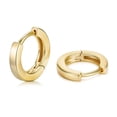 thumbnail image 1 of Small Gold Hoop Earrings For Women Gold Earrings For Men 14k Real Gold Plated Earrings, 1 of 4