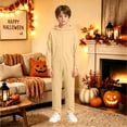 thumbnail image 6 of Norvella Boys Zip Up Jumpsuit Solid Hooded Long Sleeve Relaxed Fit One Piece Pajamas Halloween Costume Casual Outfit, 6 of 8