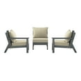 thumbnail image 2 of WestinTrends Avalon Outdoor Patio HDPE Sectional Sofa with Patio Cushions, Gray/Beige, 2 of 5