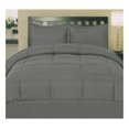thumbnail image 7 of KriKac 5 Piece Comforter Set Bag Solid Color All Season Soft Down Alternative Blanket & Luxurious Microfiber Bed Sheets, Gray,, 7 of 7