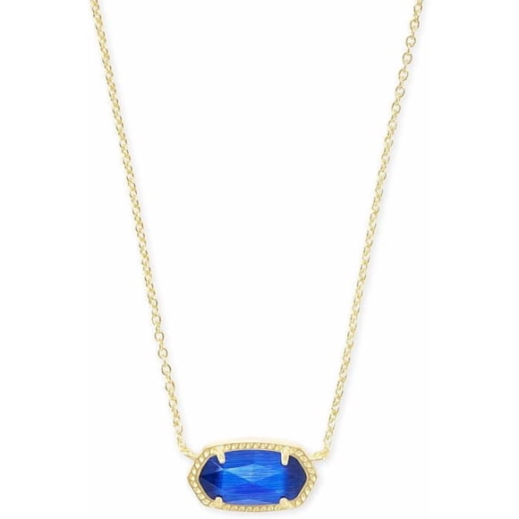 Kendra Scott Elisa Pendant Necklace for Women, Fashion Jewelry, 14k Gold-Plated