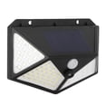 thumbnail image 2 of Lámpara de pared Solar de cuatro lados para exteriores, 100LED, impermeable, inducción infrarroja del cuerpo humano, 2 uds., 2 of 8
