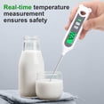 thumbnail image 3 of HABOTEST HT690/HT691 Digital Food Thermometer with 0.1℃ Resolution, Instant Read for Meat, Baking & Grilling, 130mm Probe, Backlight, ℃/℉ Conversion, Data Hold, Max/Min Functions, ABS Material, 3V, 3 of 6