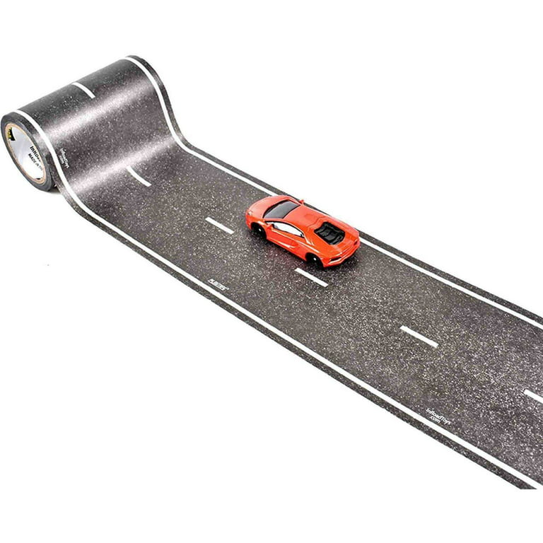 Black Road Track Tape,Toy Car Road Tape Track for Kids,Race Cars